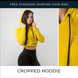 Alphalete cropped hoodie